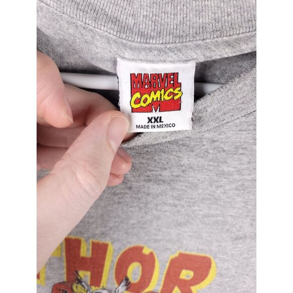 Vintage Marvel Thor Shirt Men's 2XL Graphic Tee Avengers Comic Book - Picture 4 of 7